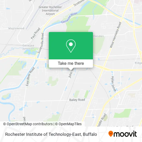 Rochester Institute of Technology-East map