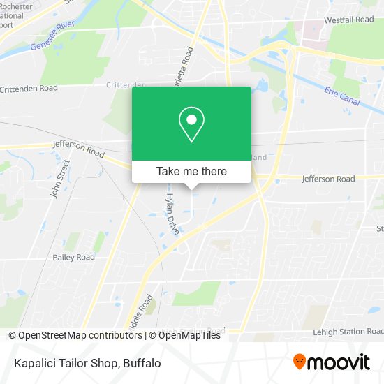 Kapalici Tailor Shop map