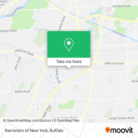 Barristers of New York map