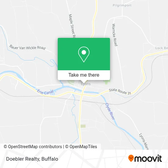 Doebler Realty map
