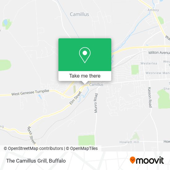 Mapa de The Camillus Grill