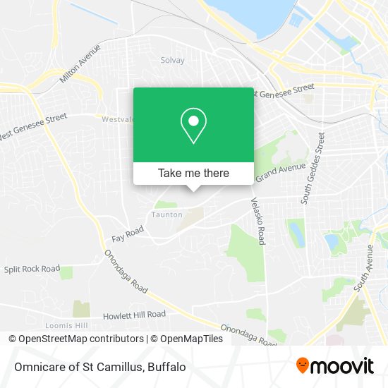 Omnicare of St Camillus map