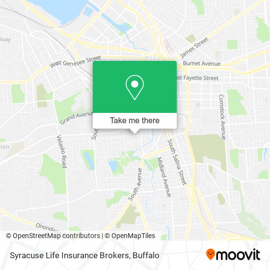 Syracuse Life Insurance Brokers map
