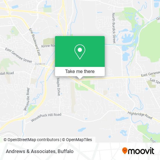 Mapa de Andrews & Associates