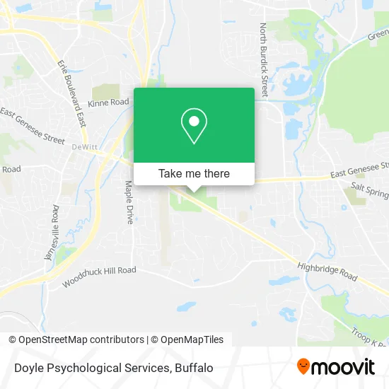 Doyle Psychological Services map