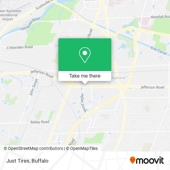 Mapa de Just Tires