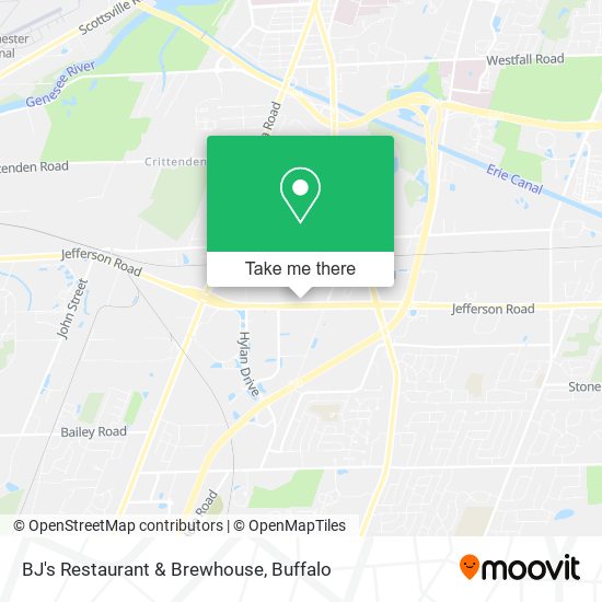 Mapa de BJ's Restaurant & Brewhouse