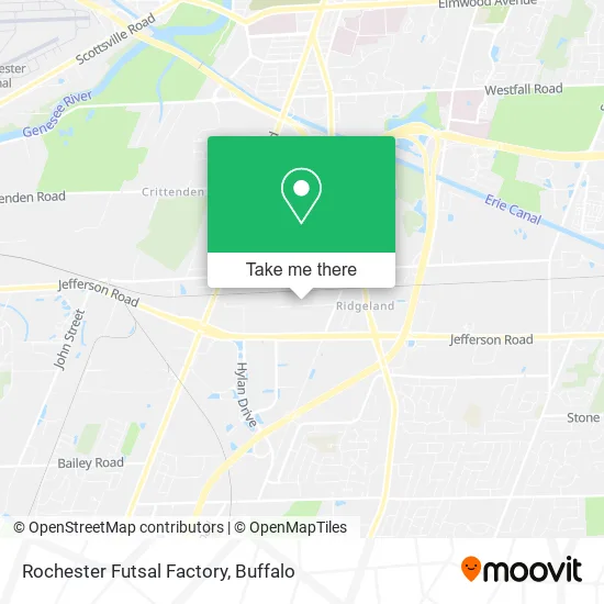 Rochester Futsal Factory map