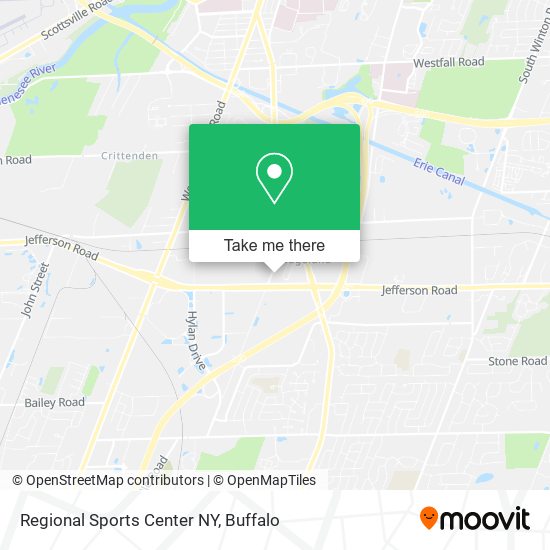 Regional Sports Center NY map