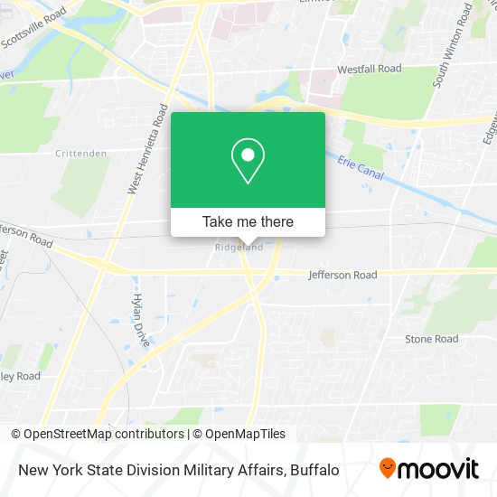 Mapa de New York State Division Military Affairs