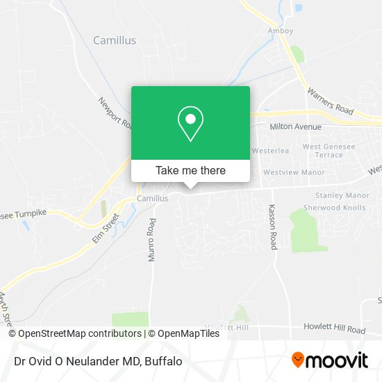 Dr Ovid O Neulander MD map