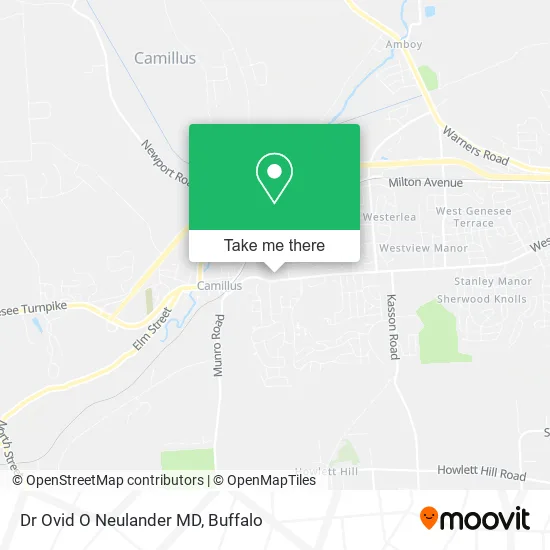 Dr Ovid O Neulander MD map