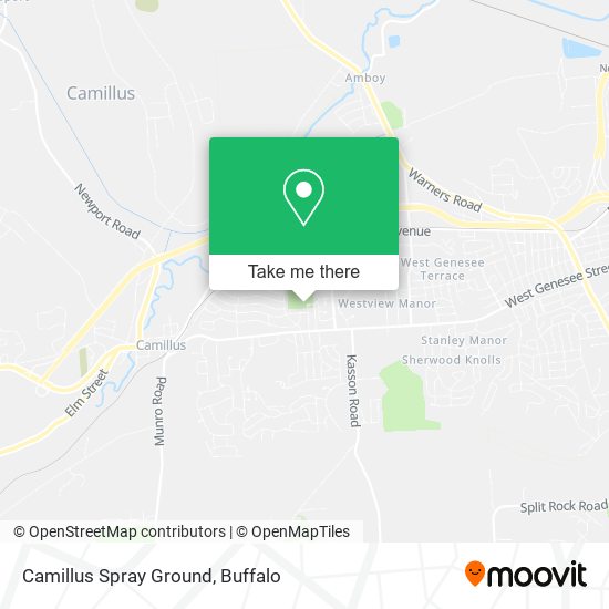 Camillus Spray Ground map