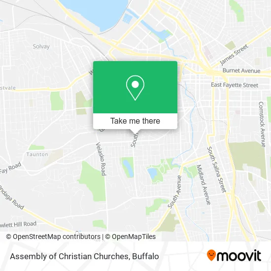 Assembly of Christian Churches map
