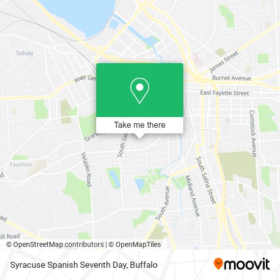Syracuse Spanish Seventh Day map