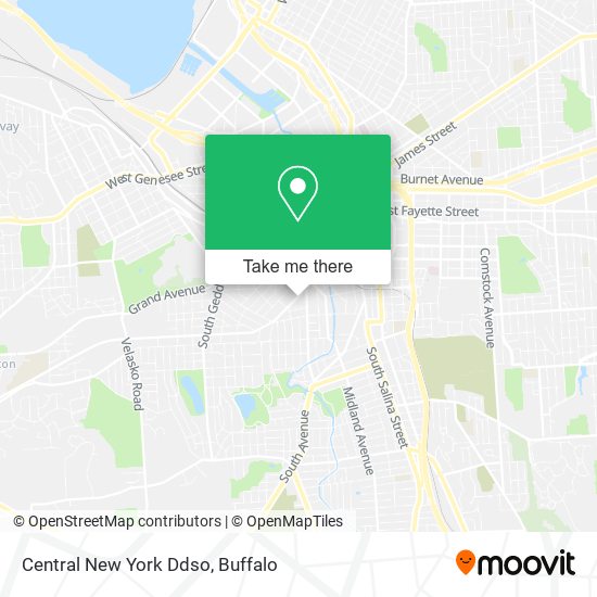 Mapa de Central New York Ddso