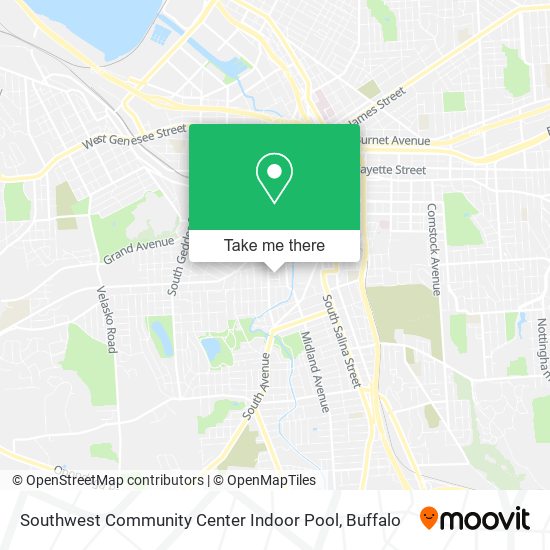 Mapa de Southwest Community Center Indoor Pool