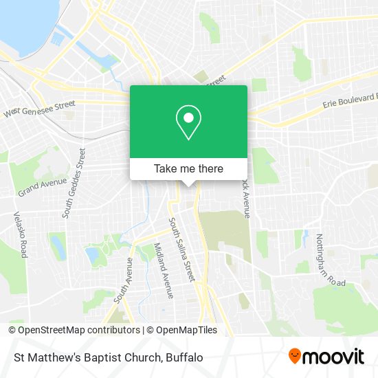 Mapa de St Matthew's Baptist Church