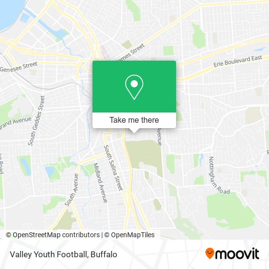 Valley Youth Football map