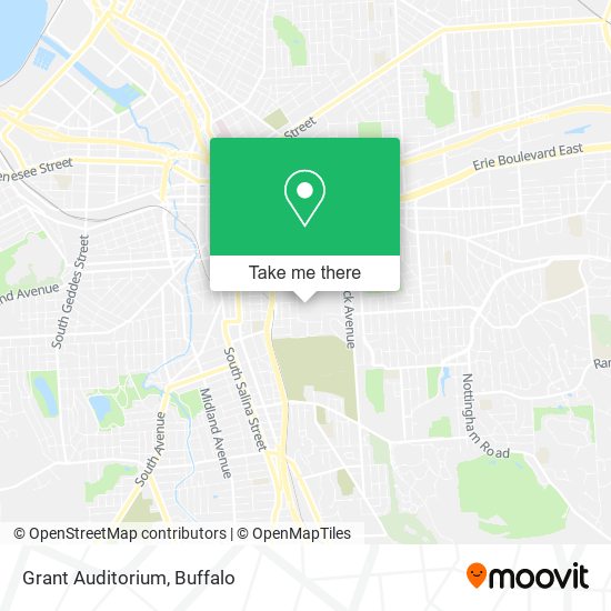 Mapa de Grant Auditorium