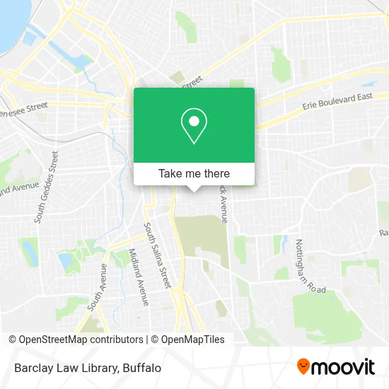 Barclay Law Library map