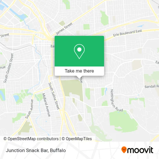 Junction Snack Bar map