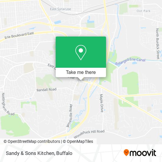Mapa de Sandy & Sons Kitchen