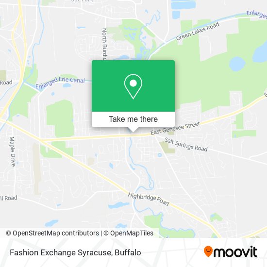 Fashion Exchange Syracuse map