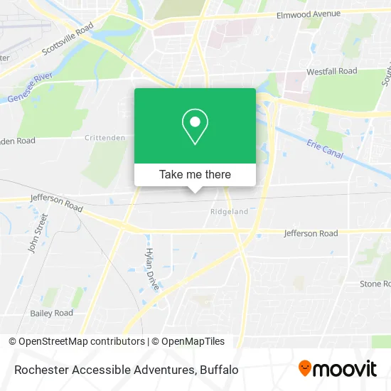 Rochester Accessible Adventures map