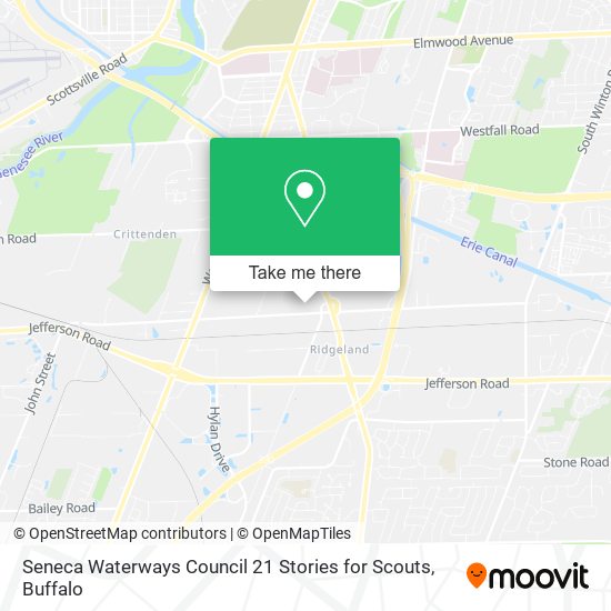 Seneca Waterways Council 21 Stories for Scouts map
