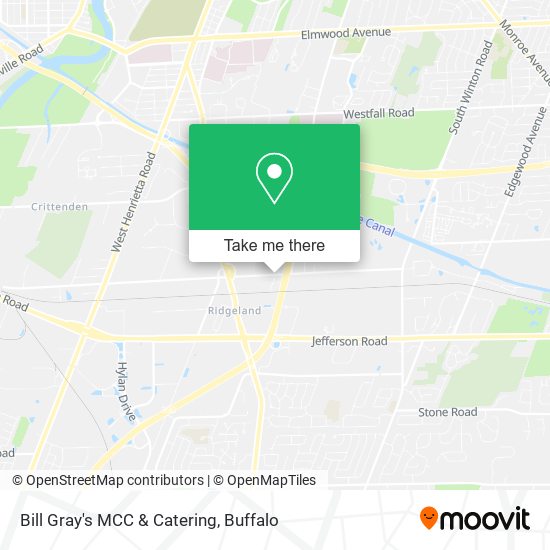 Bill Gray's MCC & Catering map
