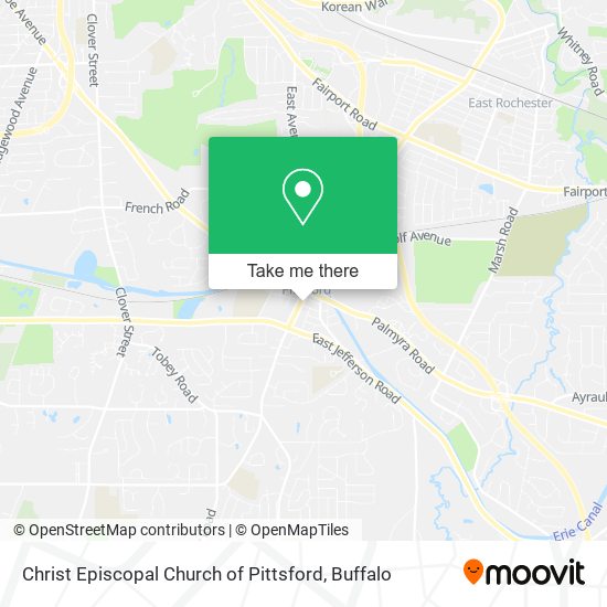 Mapa de Christ Episcopal Church of Pittsford