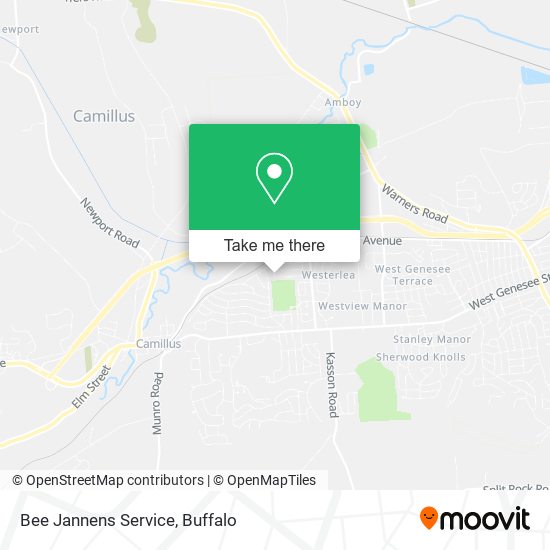 Bee Jannens Service map
