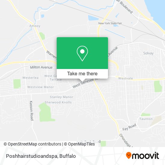 Poshhairstudioandspa map