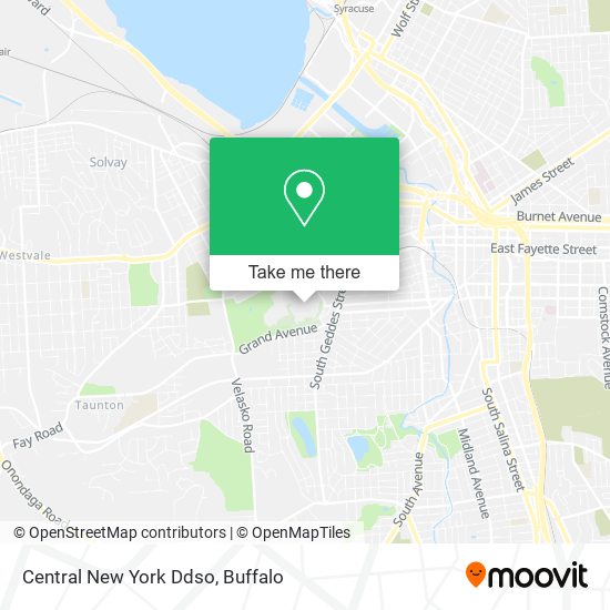 Mapa de Central New York Ddso