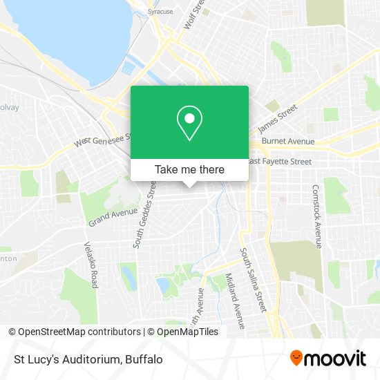 St Lucy's Auditorium map