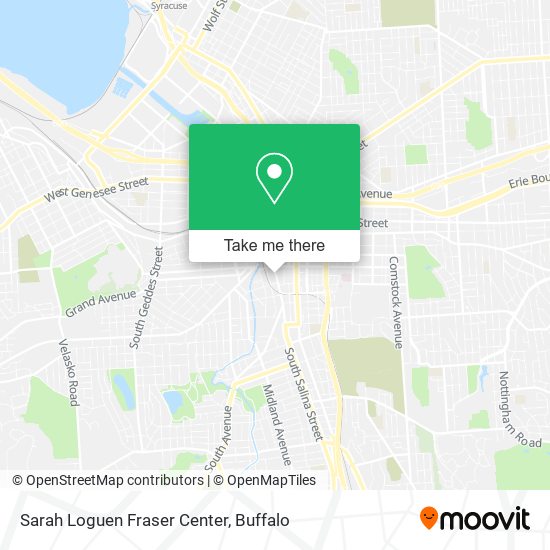 Sarah Loguen Fraser Center map