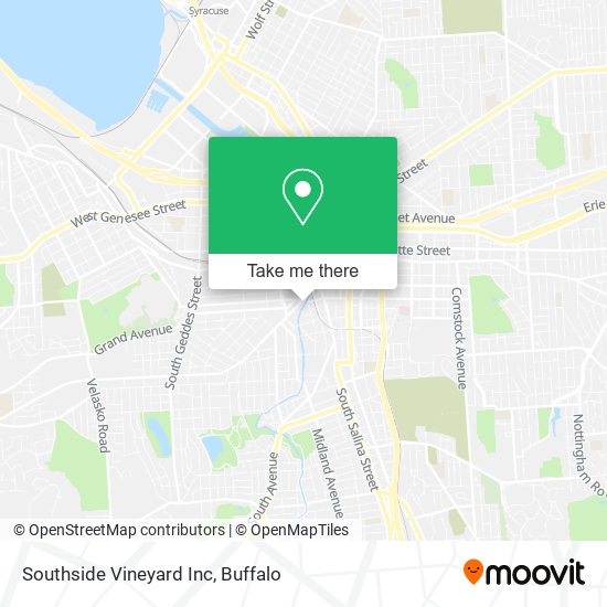 Mapa de Southside Vineyard Inc