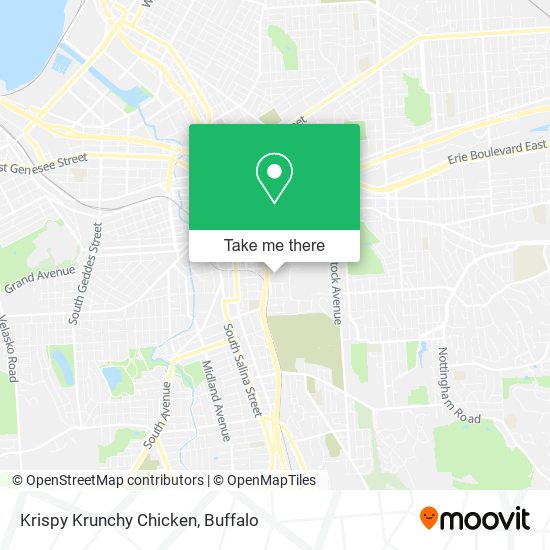 Krispy Krunchy Chicken map