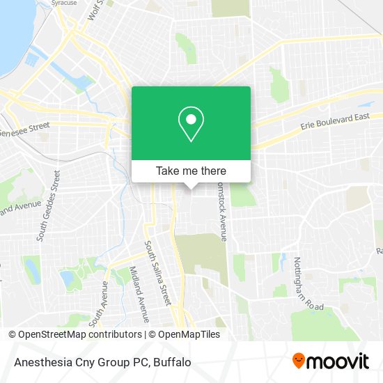 Mapa de Anesthesia Cny Group PC