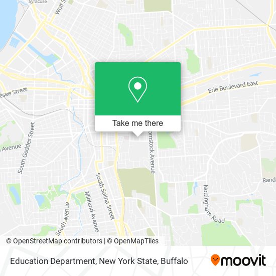 Education Department, New York State map