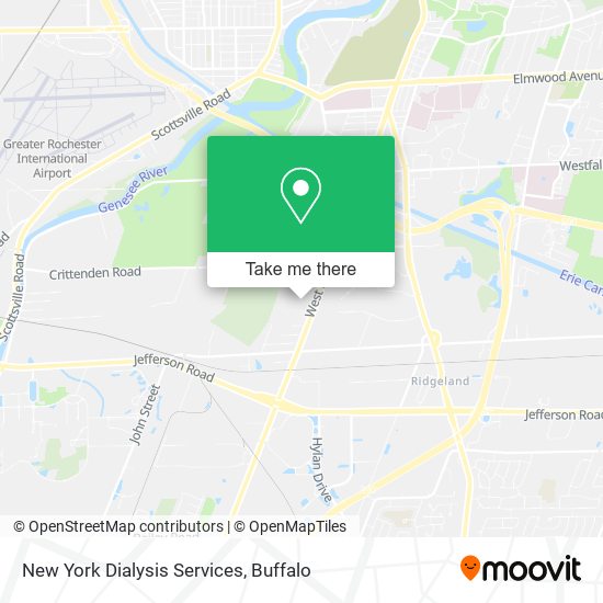 Mapa de New York Dialysis Services