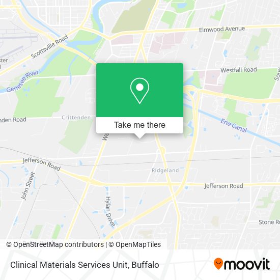 Mapa de Clinical Materials Services Unit