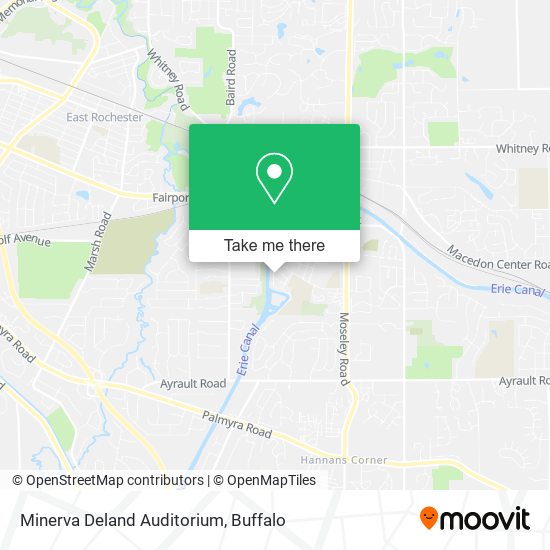 Minerva Deland Auditorium map
