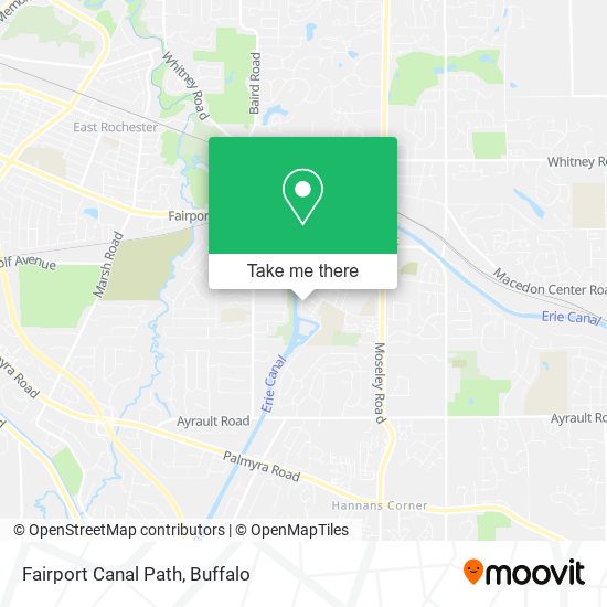 Fairport Canal Path map