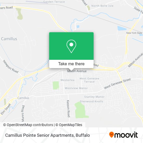 Camillus Pointe Senior Apartments map