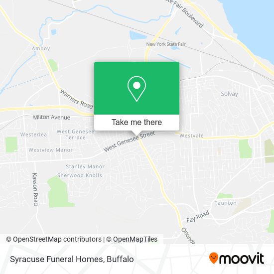 Mapa de Syracuse Funeral Homes