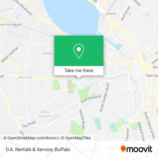 Mapa de D.A. Rentals & Service