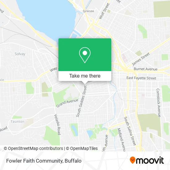 Fowler Faith Community map