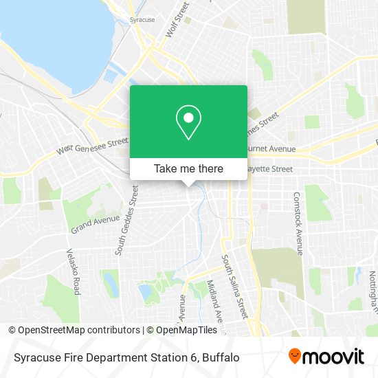 Syracuse Fire Department Station 6 map